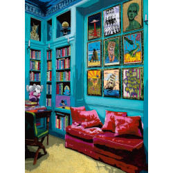Puzzle 1000 pzs. Home, Room With Red Sofa